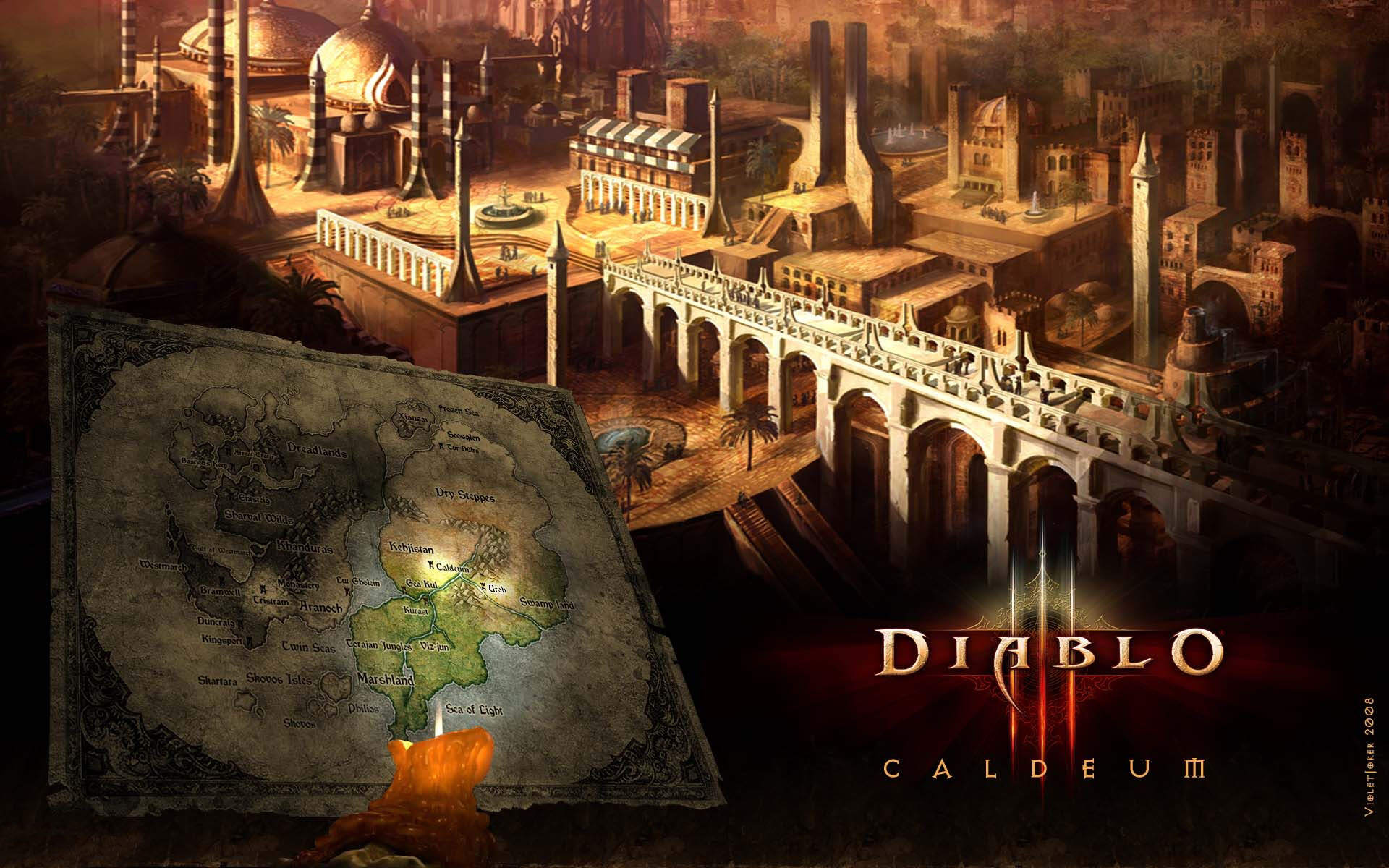 暗黑破坏神3神秘的大都市Caldeum
